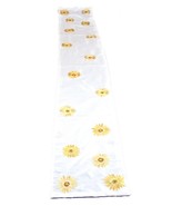 Melrose Embroidered Daisy Table Runner 13x70 inches - $20.29 CAD