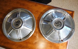 1964 1/2- 1965 Ford Mustang hubcaps OEM /Set of 2 used / 14 inch - $30.00