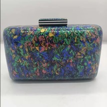 SNAILLADY New Fashion Marble Acrylic  Clutch Handbag Women Pink Hard Case Weddin - £79.27 GBP