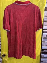 TOMMY HILFIGER MEN&#39;S POLO SHIRT SHORT SLEEVE RED Size XL - $11.93