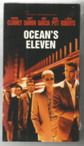 Ocean&#39;s Eleven, George Clooney, Matt Damon, Andy Garcia, Brad Pitt (VHS, 2002) - £7.44 GBP