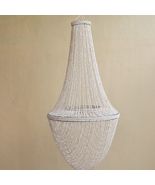 Bead Seashell chandelier,Bohemian Seashell Chandelier, Seashell Lamp Tear Drop - $207.90 - $247.50