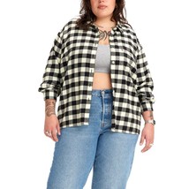 Levi&#39;s Women&#39;s Long Sleeve Plaid Davy Flannel Sport Shirt (Plus Size) - £27.49 GBP