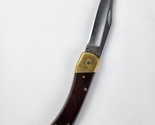 Vintage Schrade + LB-7 Lockback Dark wooden handle hunting knife Serial ... - $44.54