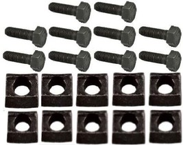 Mobile Home Axle Wheel Bolt (Course Thread) w/Rim Clamps 10 Pack - £31.42 GBP
