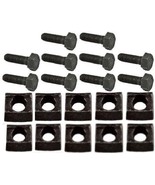 Mobile Home Axle Wheel Bolt (Course Thread) w/Rim Clamps 10 Pack - £31.41 GBP