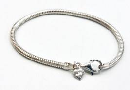 Michael Anthony Sterling Silver Snake Chain Starter Charm Bracelet 7 in - $29.70