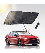 Car Windshield Sun Shade Umbrella, UV Reflecting Foldable (57&#39;&#39; x 31&#39;&#39;) - £15.21 GBP