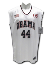  Barack Obama 45th President #45 White Sleeveless Basketball Jersey - £31.96 GBP