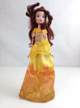 2015 Hasbro Disney Princess Royal Shimmer Series Belle  11&quot; Doll With Dress - £7.62 GBP