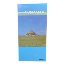 Normandy France Vintage Travel Brochure Pamphlet Guide 1985 - $9.99