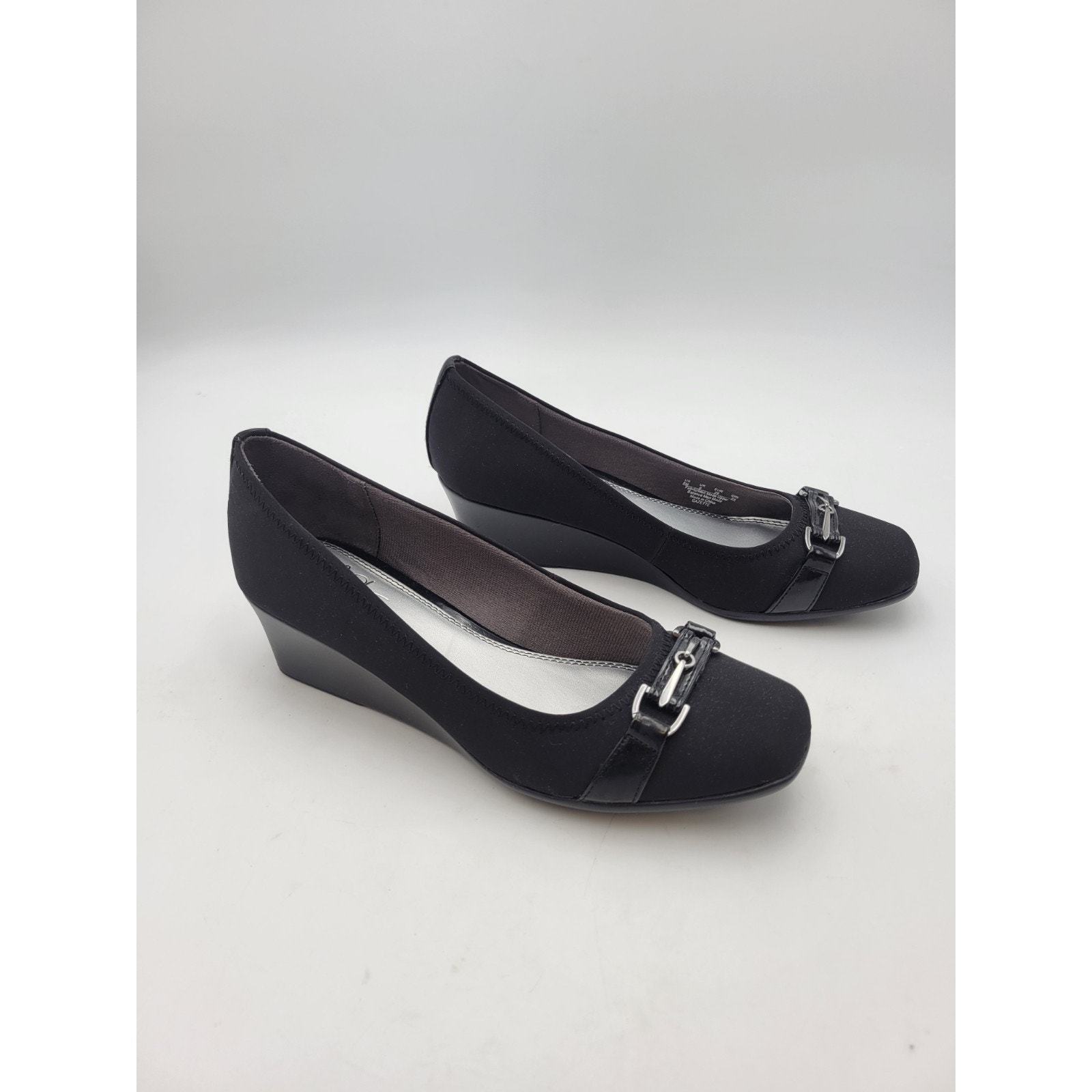 Life Stride Gazette Women's Black Wedge Heels Size 8M Item image 7
