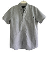 Molokai Surf Co Shirt Gray Button Down Short Sleeve Surf Skate Pocket Me... - $17.98