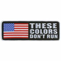 Hot Leathers These Colors Dont Run Patch (4&quot; Width x 2&quot; Height) - £5.49 GBP