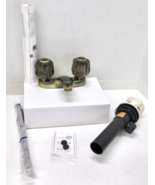 Vintage SEARS Lavatory Faucet And Drain Antique Brass - Open Box - €32,24 EUR