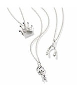 Wishbone Sentiment Charm Necklace - £11.47 GBP