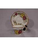 Salisbury Fine Bone China Pansy Cup &amp; Saucer - $254.49 MXN