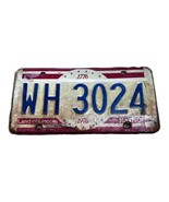 Illinois Collectible License Plate 1976 Bicentennial Tag Original WH3024... - £7.86 GBP