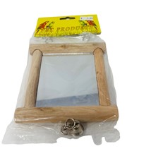 Bird Accessory Bird Mirror with Bell at bottom Bird Toy 4&quot; H - £3.15 GBP