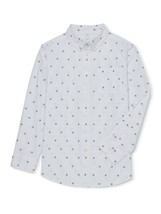 Wonder Nation ~ Boys&#39; Size XL (14/16) Long Sleeve ~ Button Down Patterned Shirt - £11.85 GBP