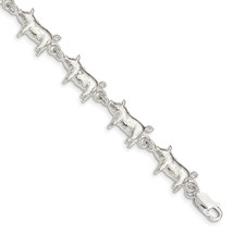 Silver Pig Bracelet QA10 - $1,914.51 MXN