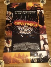 Star Trek: The Wrath of Khan Original Movie Poster 1982 VG - £23.34 GBP