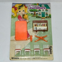 Vintage Little Miss Furniture Set From Larami Dining Room In Packaging 1021! - £19.78 GBP