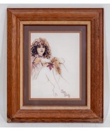 Sans Titre Sépia Tons Broderie Point de Croix De Femme Signée Bea Drake ... - $715.99 CAD
