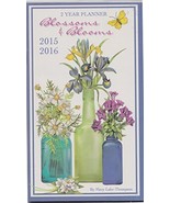 2015-2016 Two Year Pocket Planner (Blossoms &amp; Blooms) - £3.94 GBP