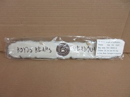 NOS Boyds Collection Boyds Bears Headquarters 650202 Hanging Wall Sign  ... - £28.80 GBP