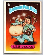 1986 Topps Garbage Pail Kids series 3 Les Vegas 117b - £3.63 GBP