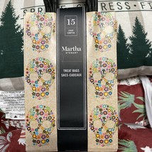 15 MARTHA STEWART CRAFTS 8x5x3.5 Goodie Gift Bags Kit crafts...paper W H... - £19.55 GBP