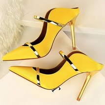 Summer Mules Satin Slippers - $1,217.38 MXN