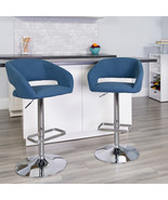 Blue Fabric Barstool CH-122070-BLFAB-GG - $106.95