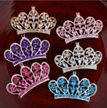 10pcs Crown Alloy Buttons,mobile phone accessories buttons,colorful crown button - £15.10 GBP