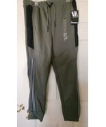 Various Artists LA Jogger Activewear Pants L. Sage Green, Black/White St... - $33.25
