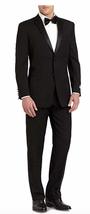 Ike Behar S120&#39;s Luxury Wool Fabric 1B Peak Slim Fit Tuxedo (50R) - £235.71 GBP+