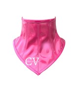 Pink PVC Leather Satin Collar Neck Corset Gothic Costume - $39.99