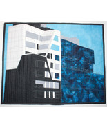 Tri-Color Building 459 &amp; 457 West 18th Street New York City ~ Art Quilt - £553.66 GBP