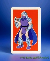 Vintage 1990 TMNT Heroes in a Halfshell Game Card Oroku Saki (Shredder) ... - $24.99
