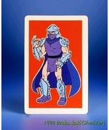 Vintage 1990 TMNT Heroes in a Halfshell Game Card Oroku Saki (Shredder) ... - $24.99