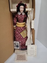 Franklin Mint Little Women Heirloom Beth Porcelain Dolls 1985 VTG  - £27.84 GBP