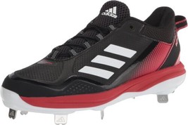 adidas Mens Icon 7 Baseball Cleats Color Black/White/Team Power Red Size... - $75.81