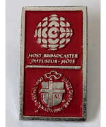 1984 CBC HOST BROADCASTER CANADA PAPAL VISIT METAL LAPEL PIN EVENT WEAR ... - $27.40 CAD