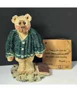 SHELLY BEARS FIGURINE heartfelt collectible 1997 sculpture green sweater... - £10.86 GBP
