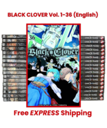 Manga Black Clover by Yuki Tabata Vol 1-36 Set English Comic Book NEW- F... - $5,448.68 MXN