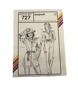 Vtg Stretch &amp; Sew 727 Jumpsuit Bust Sz 30-46 Uncut FF - €6,79 EUR