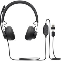 Logitech Zone 750 Headset, 7.1&quot;x6.5&quot;x2.6&quot; - £134.80 GBP