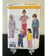 Simplicity Pattern 2826 Pajamas &amp; Robe Sz 1/2-1-2-3 2008 - $128.44 MXN