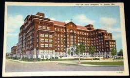 Missouri Postcard VINTAGE De Paul Hospital St Louis (1934) - £1.67 GBP